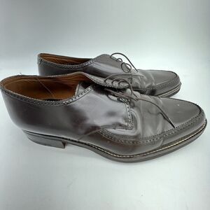 Cesare Paciotti Mens Brown Leather Oxford Dress Shoes Size 8 Made In Italy
